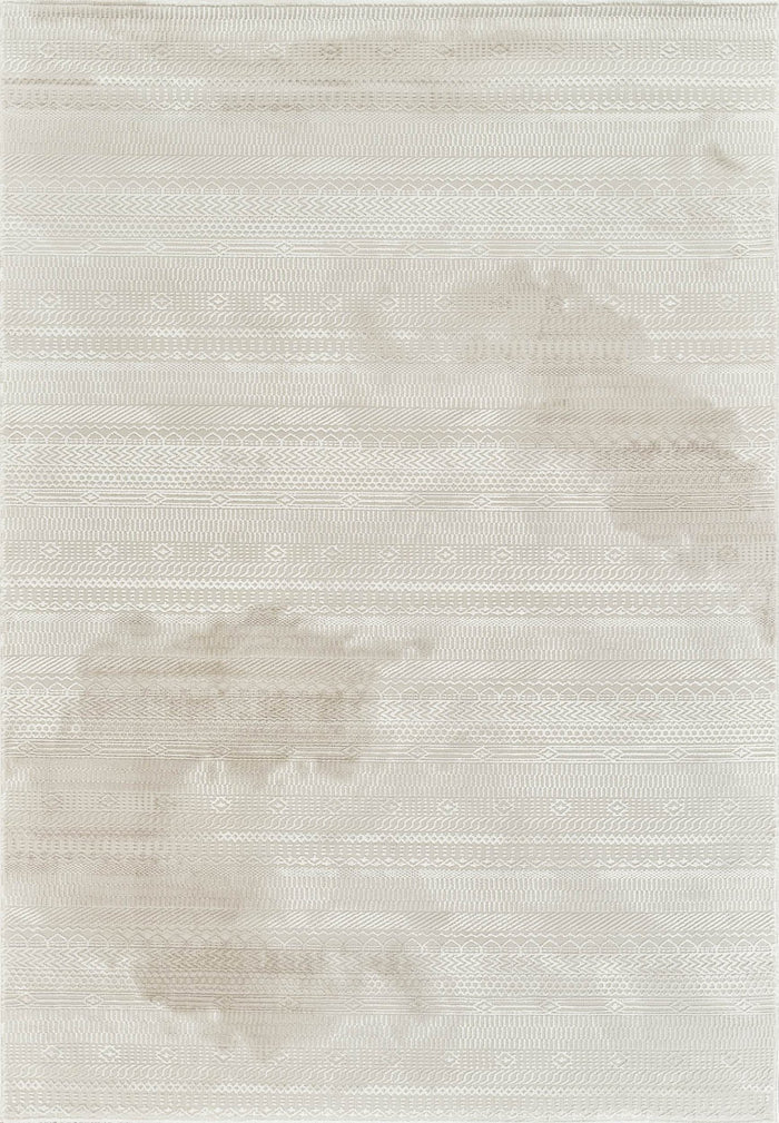 170x120cm area rug in cream and beige tones