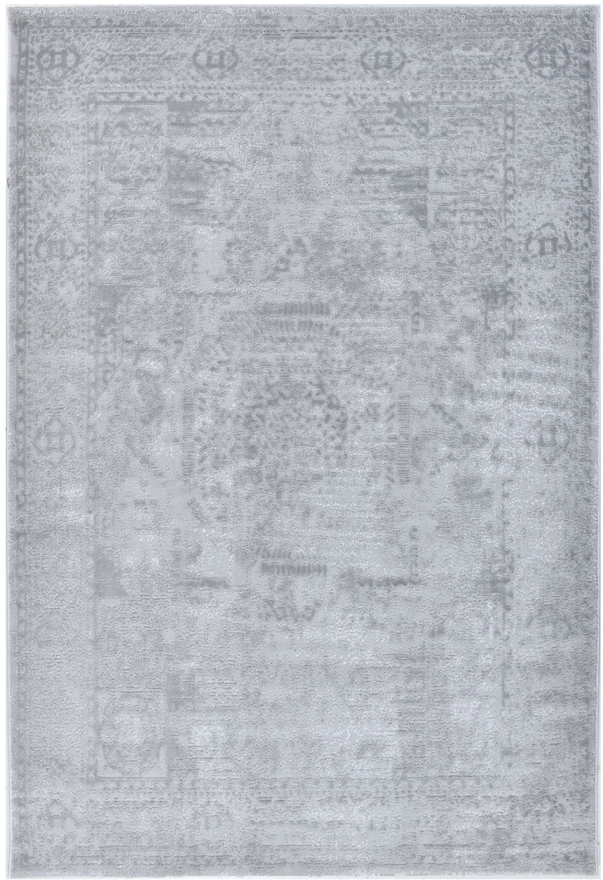 Elements 0145A Grey modern rug - Australian Rugs