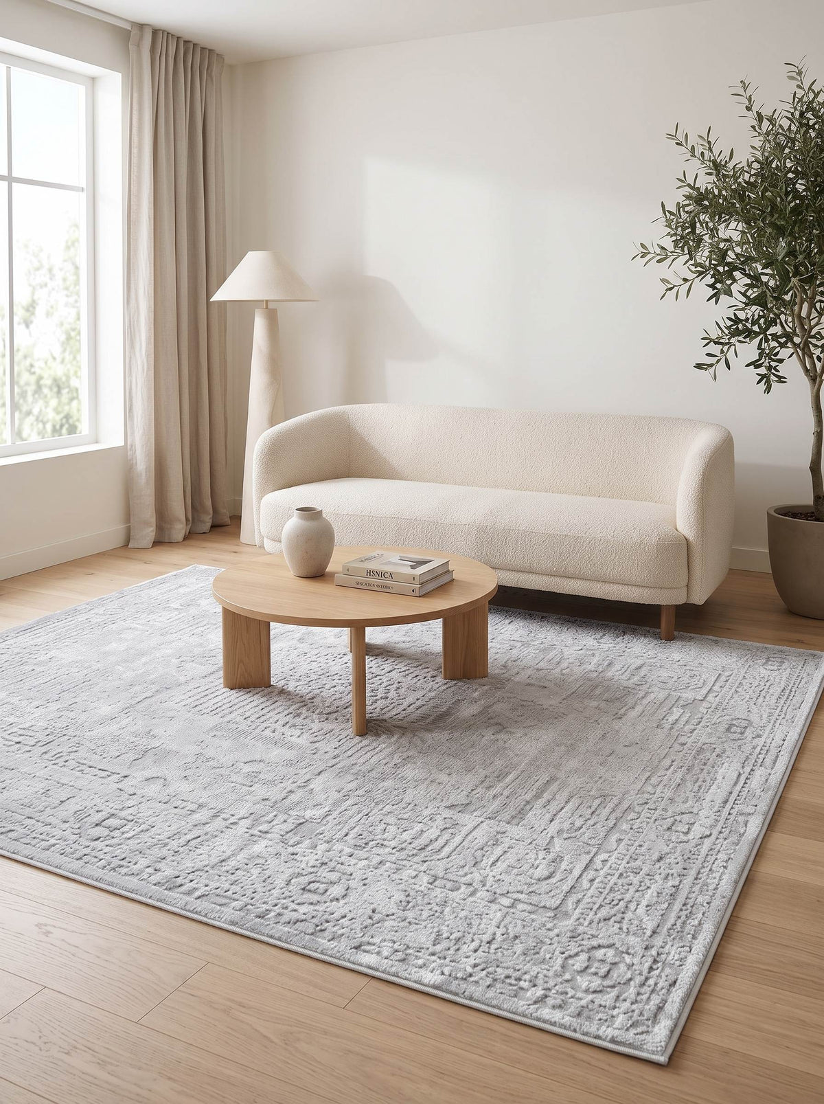Elements 0145A Grey modern rug - Australian Rugs