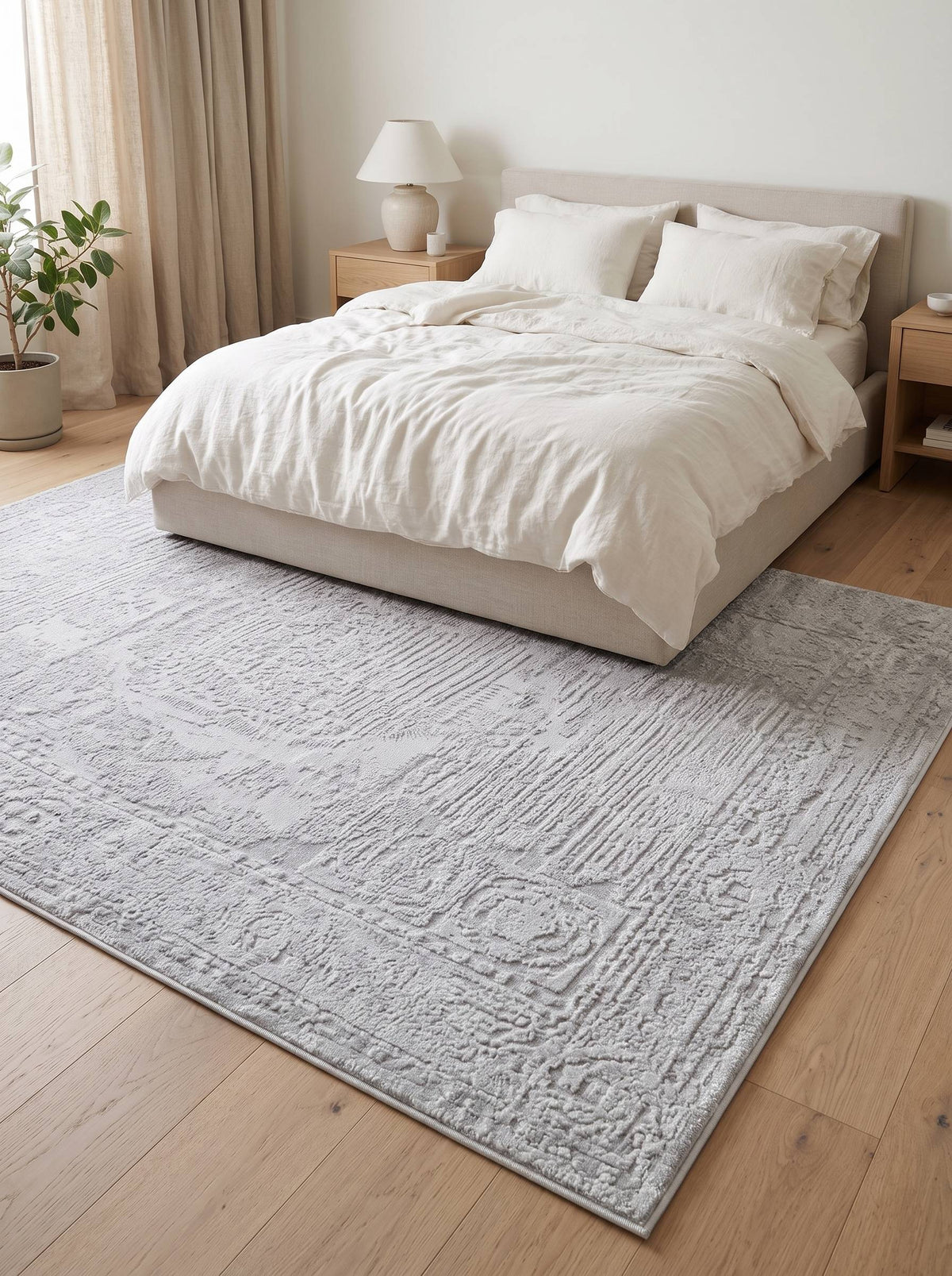 Elements 0145A Grey modern rug - Australian Rugs