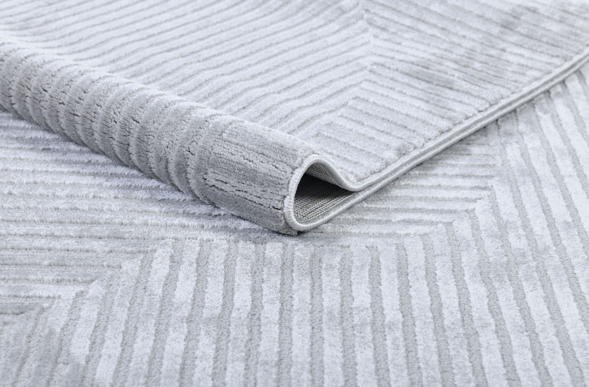 Elements 5643A Grey modern rug - Australian Rugs