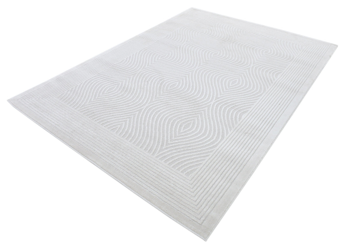 Elements 5646A Cream modern rug - Australian Rugs