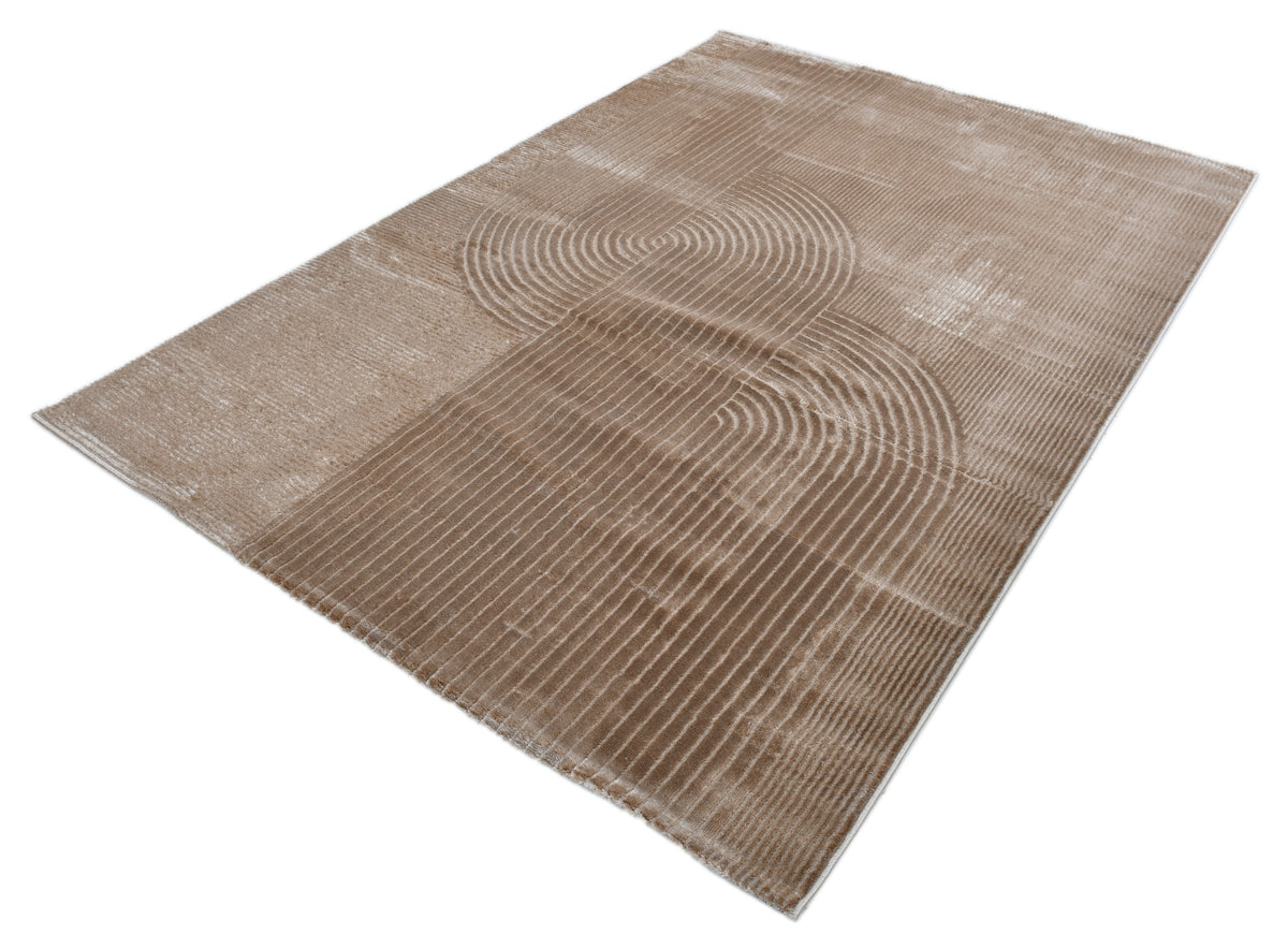 Elements 6083A Beige modern rug - Australian Rugs