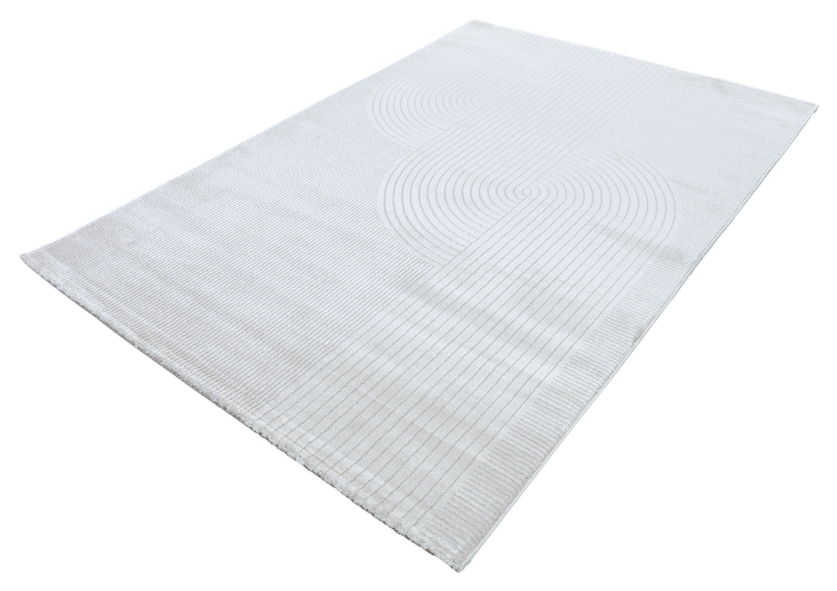 Elements 6083A Cream modern rug - Australian Rugs