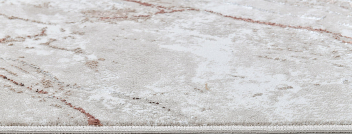 Zara X569B Dark Beige Light Beige modern rug - Australian Rugs