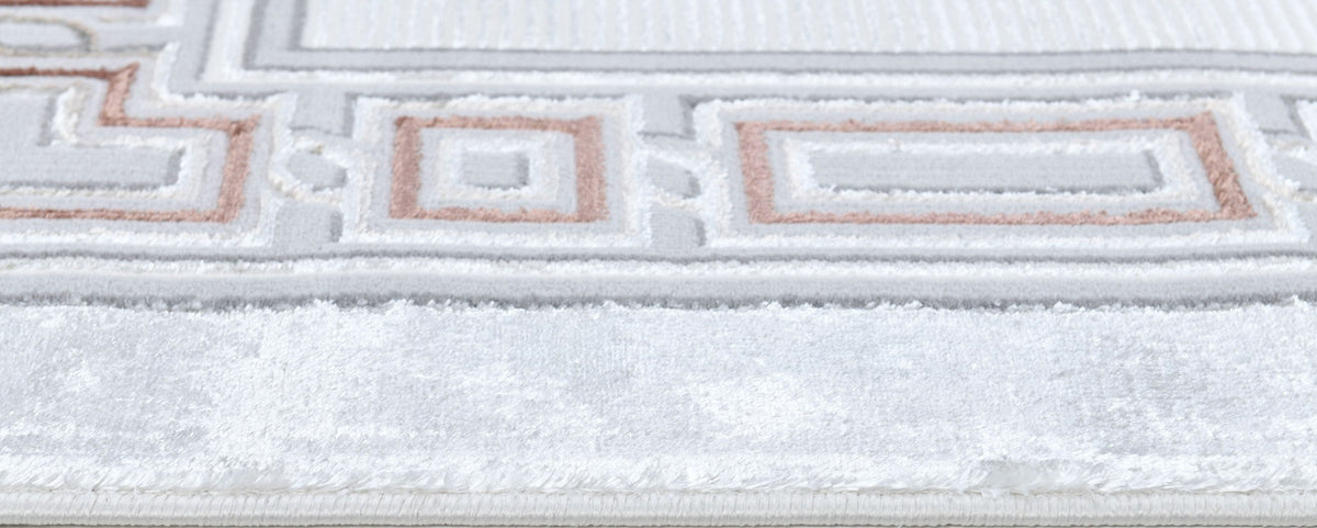 Zara X608A Cream modern rug - Australian Rugs