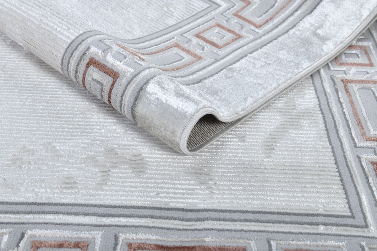 Zara X608A Cream modern rug - Australian Rugs