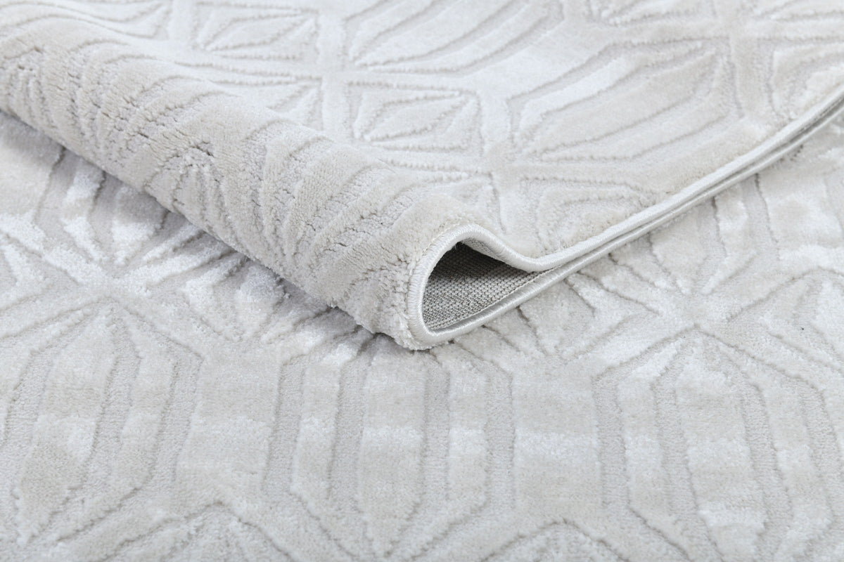 Elements Y727A Cream modern rug - Australian Rugs
