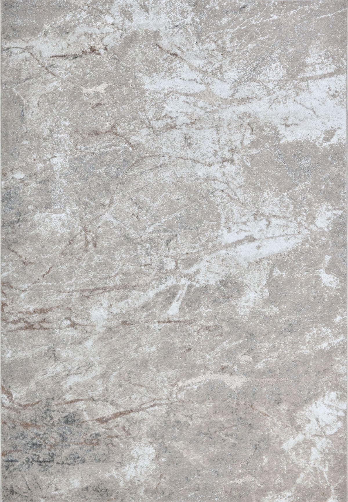 Zara Z197A Modern Area Rug Dark Beige Vizon