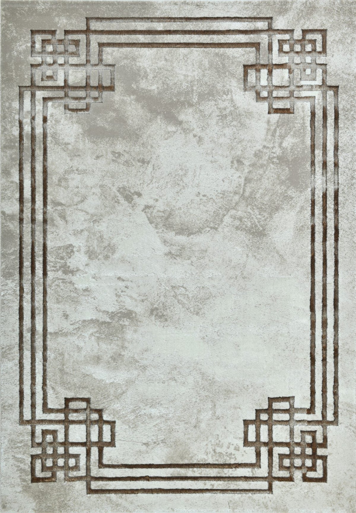 Zara Z203A Modern Area Rug Cream Vizon