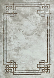 Zara Z203A Modern Area Rug Cream Vizon