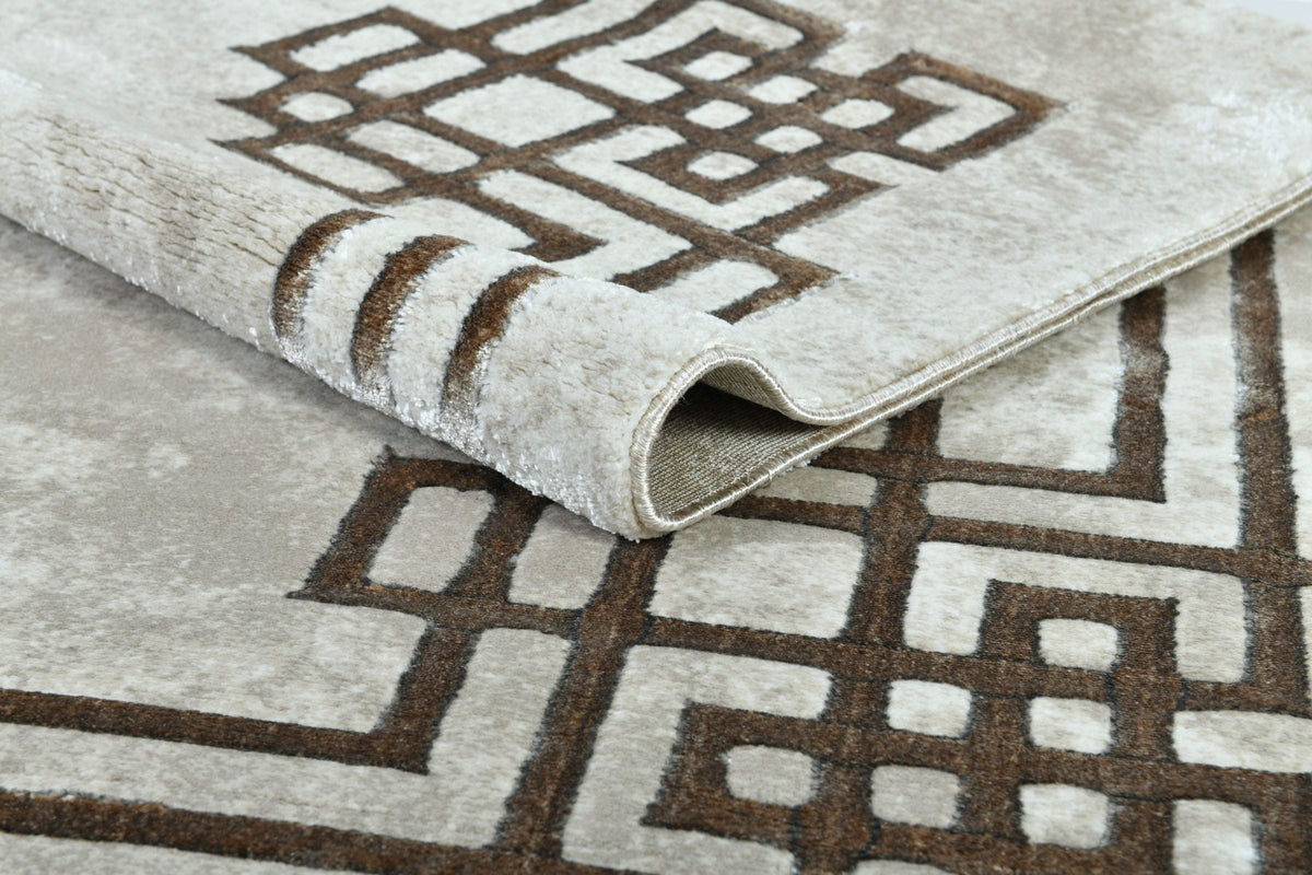 Zara Z203A Cream Vizon modern rug - Australian Rugs