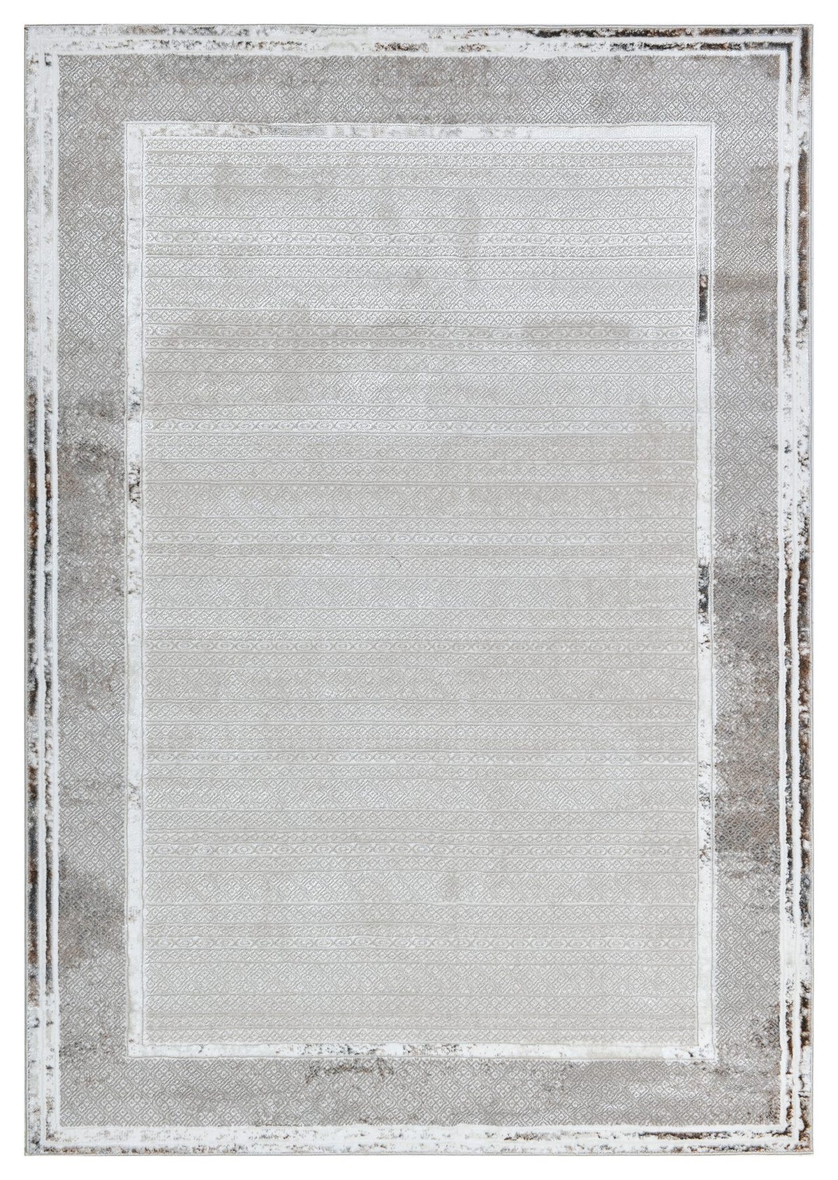 Zara Z221A Modern Area Rug Cream Vizon