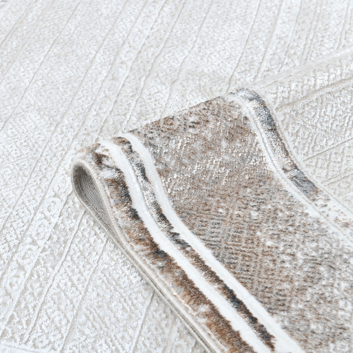 Zara Z221A Cream Vizon modern rug - Australian Rugs