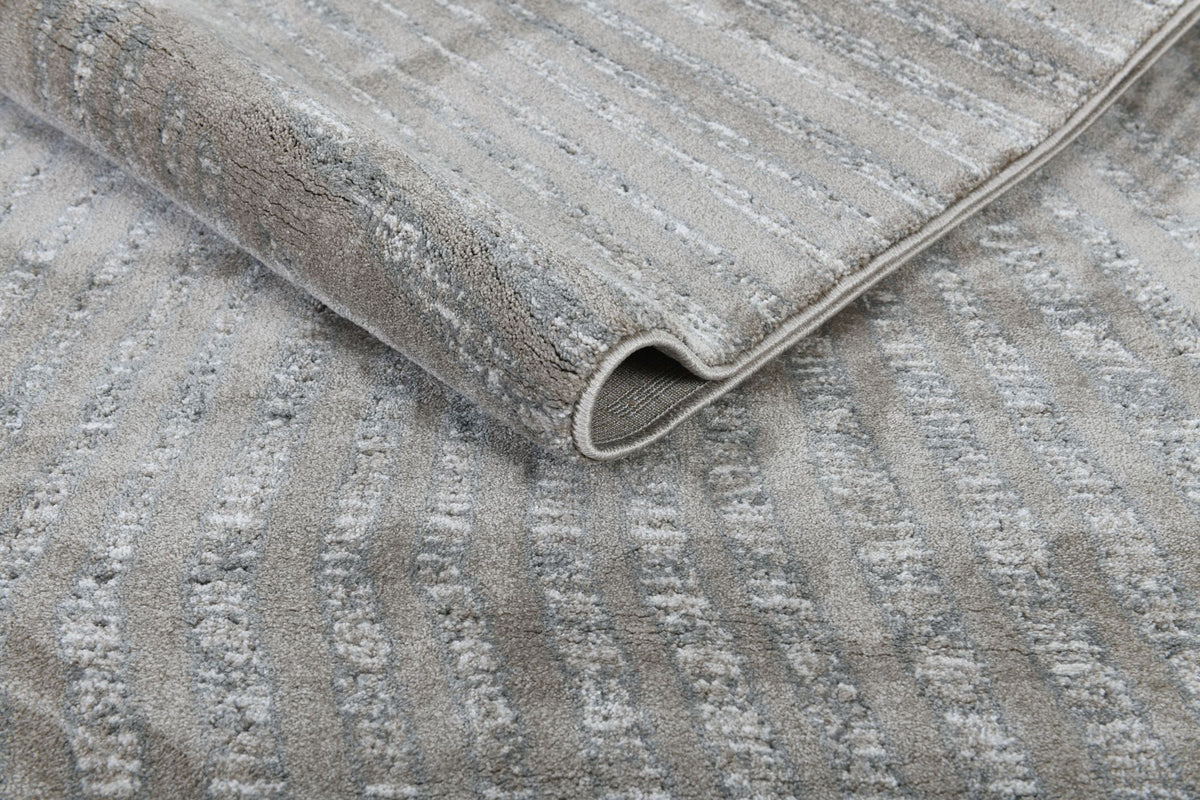 Rhythm Z244A Light Beige Grey modern rug - Australian Rugs