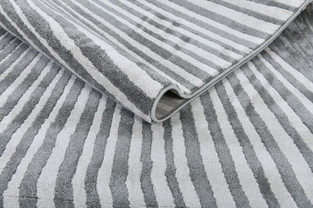 Rhythm Z244B Grey Cream modern rug - Australian Rugs