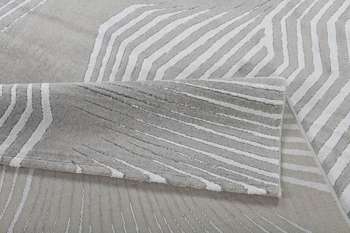 Rhythm Z244B Light Beige Cream modern rug - Australian Rugs