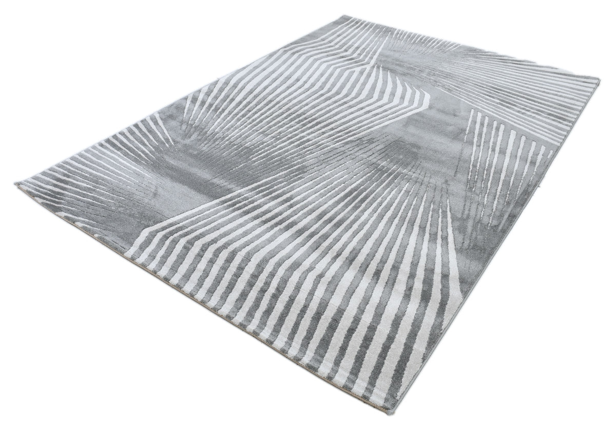 Rhythm Z244B Grey Cream modern rug - Australian Rugs