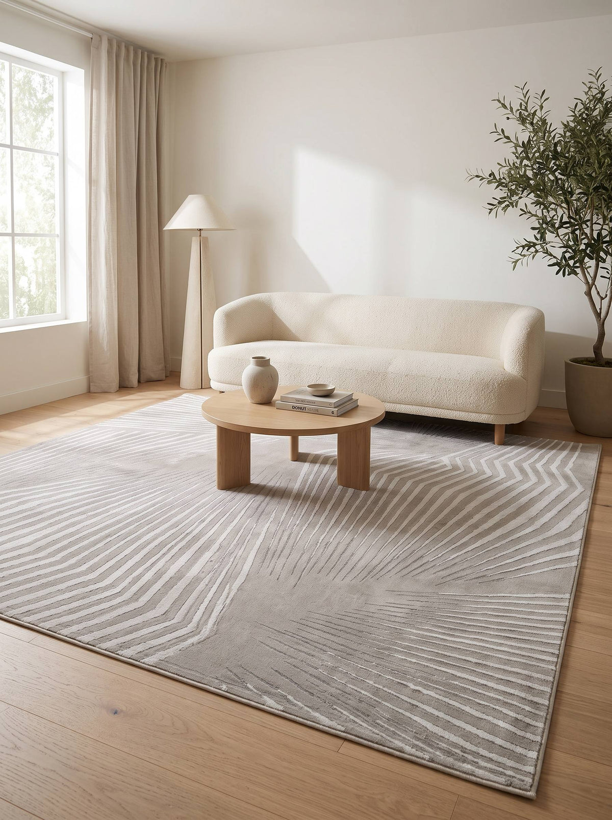 Rhythm Z244B Light Beige Cream modern rug - Australian Rugs