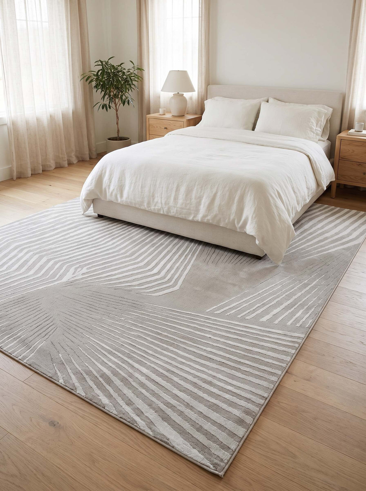 Rhythm Z244B Light Beige Cream modern rug - Australian Rugs