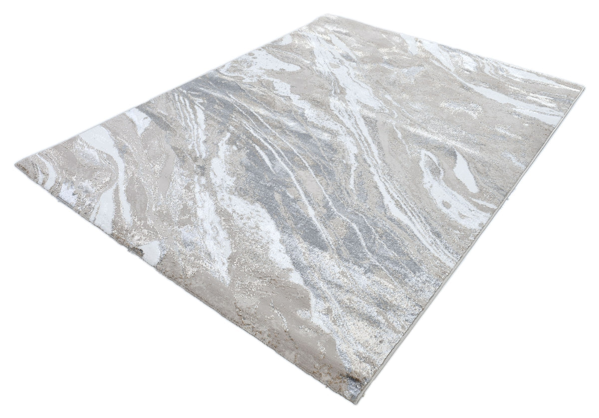 Zara Z351B Dark Beige Vizon modern rug - Australian Rugs