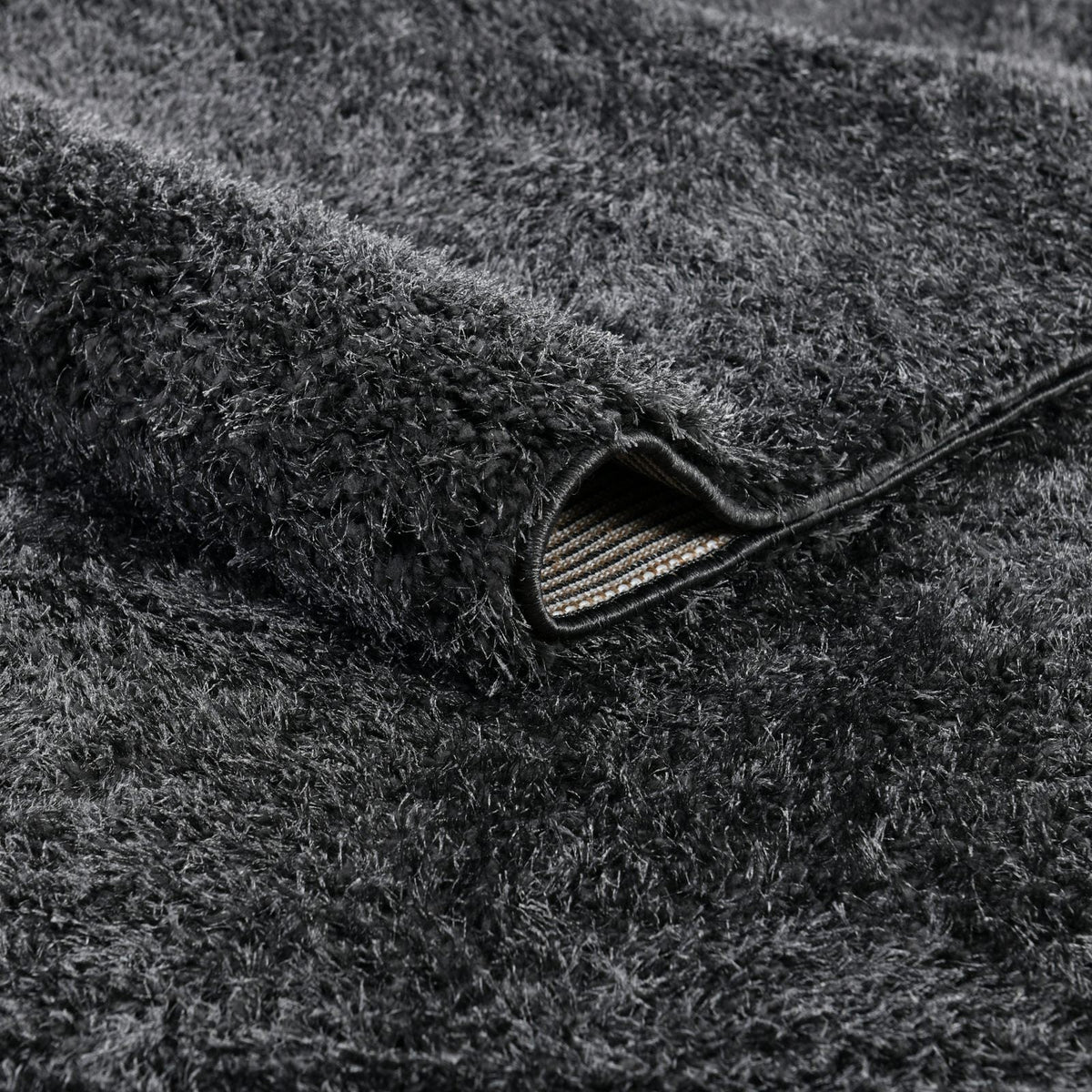 Puffy Style P001A Anthracite modern rug - Australian Rugs
