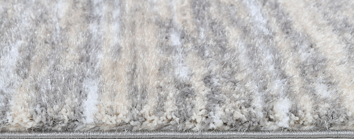 Puffy Style P157A Grey Beige modern rug - Australian Rugs