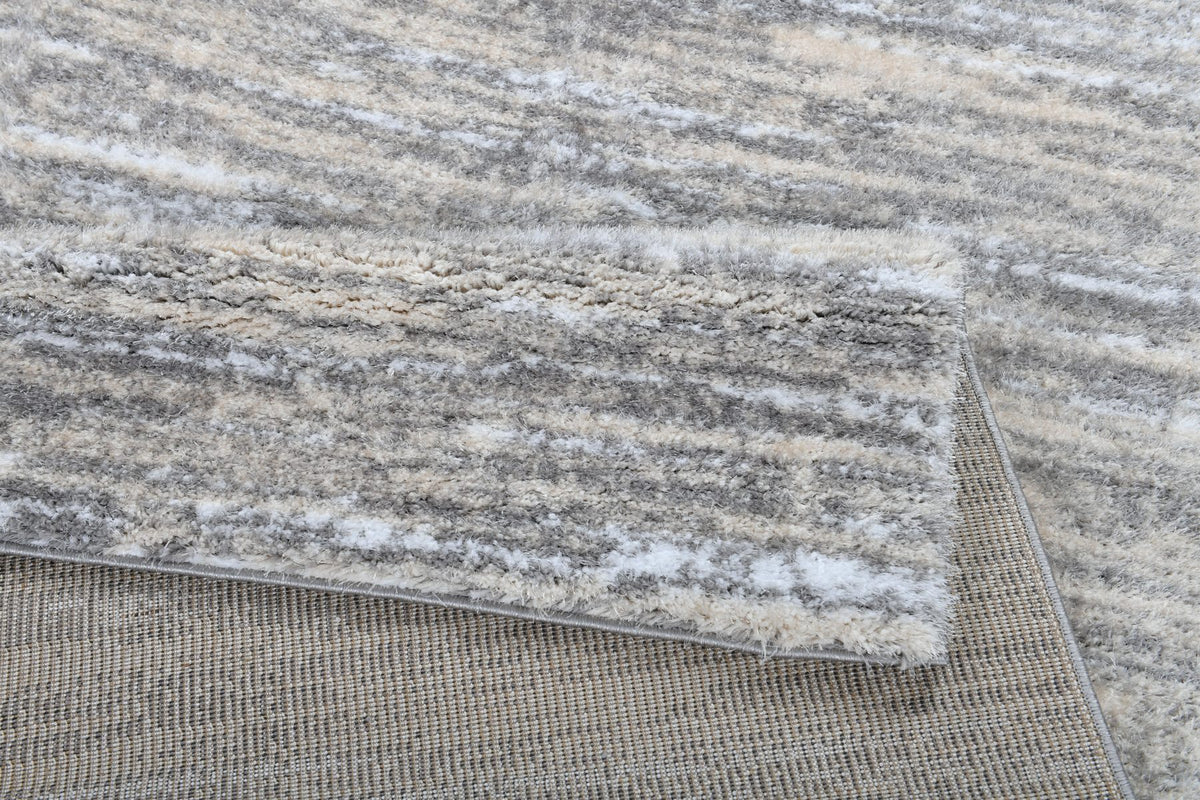 Puffy Style P157A Grey Beige modern rug - Australian Rugs