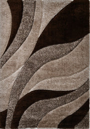 Puffy Style P462C Vizon Brown modern rug - Australian Rugs