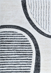 Puffy Style P960A Beige Anthracite modern rug - Australian Rugs