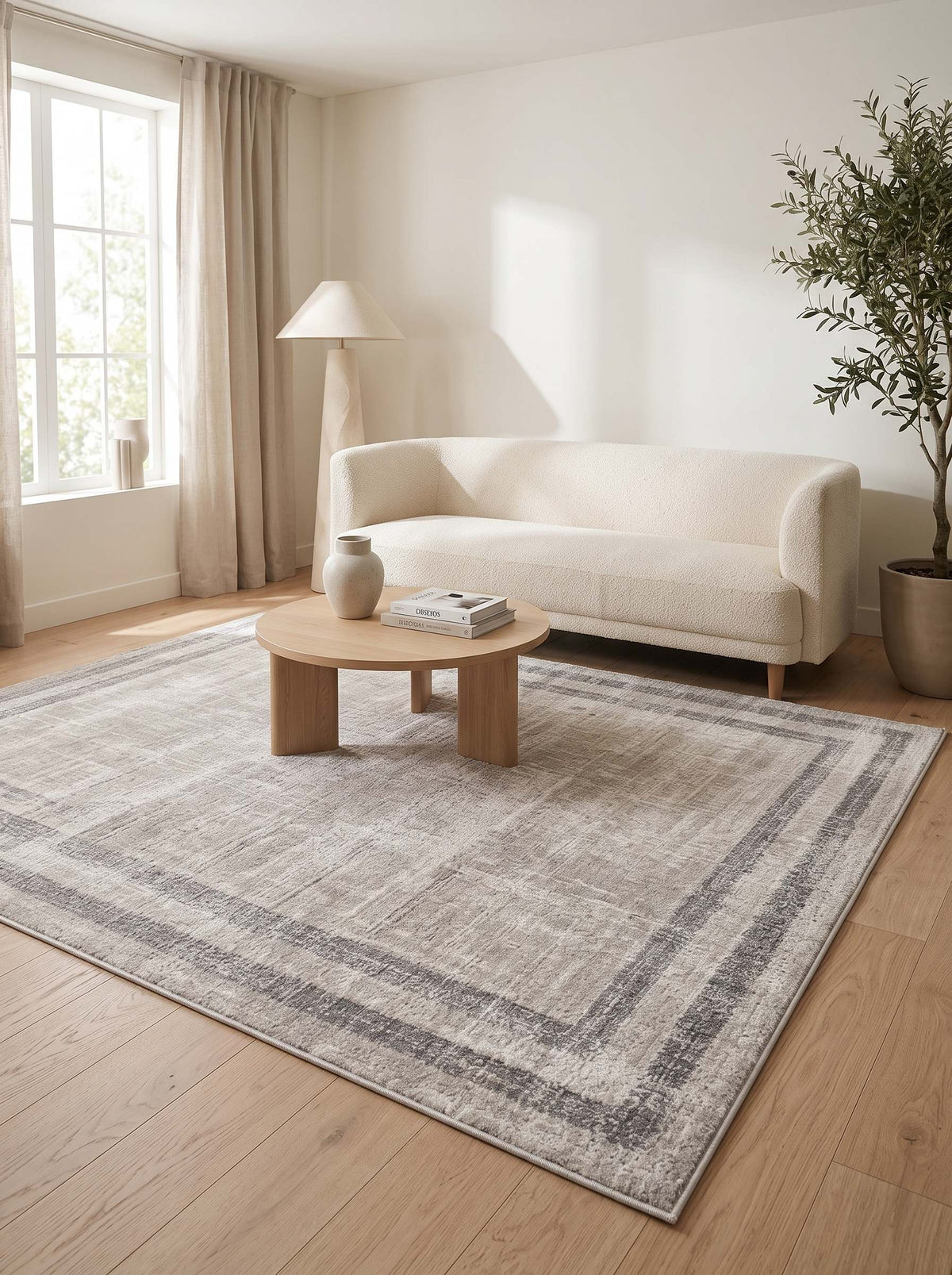 Rhythm 0147B Cream Light Beige modern rug - Australian Rugs