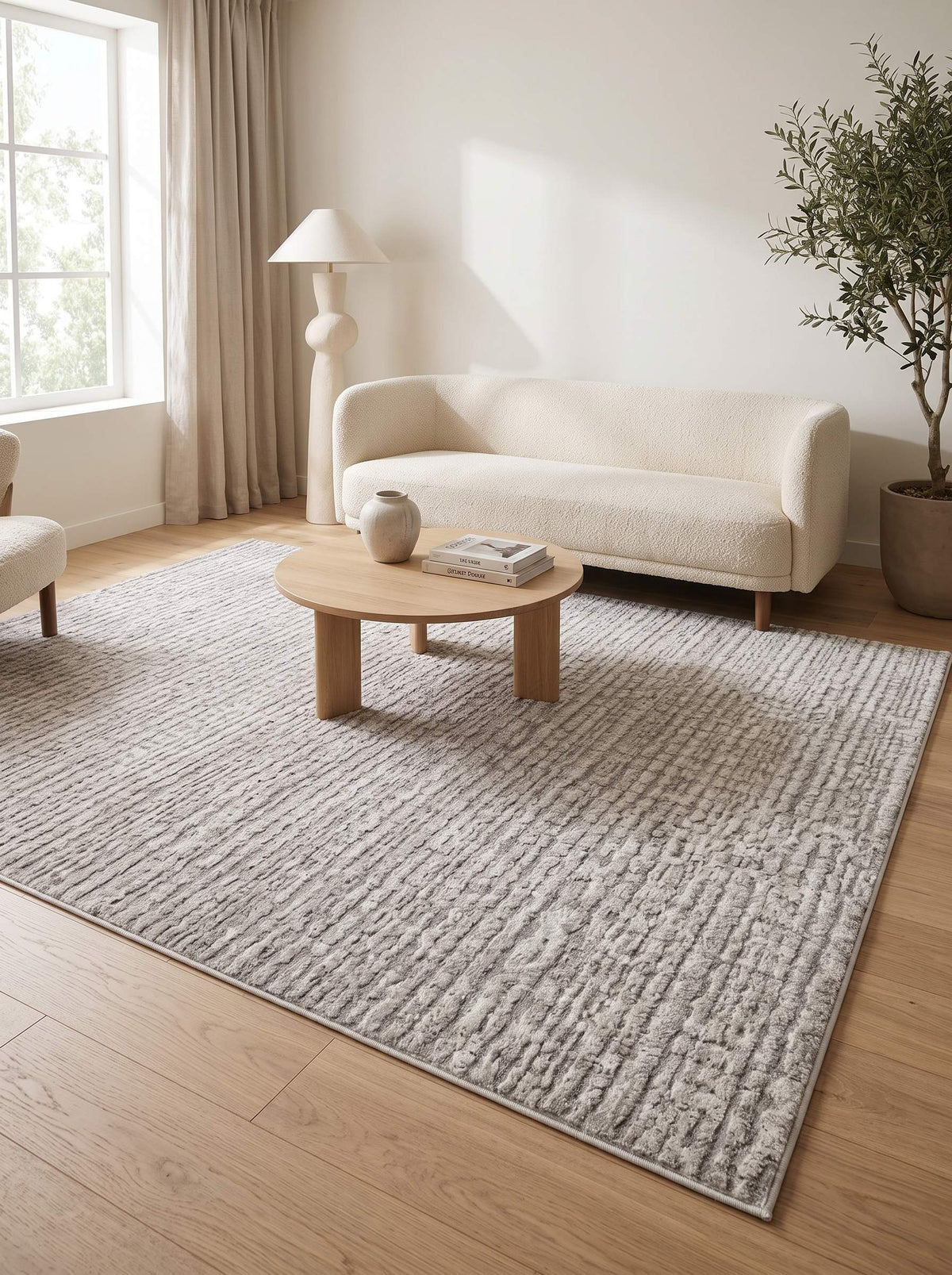 Rhythm 0160B Cream Light Beige modern rug - Australian Rugs