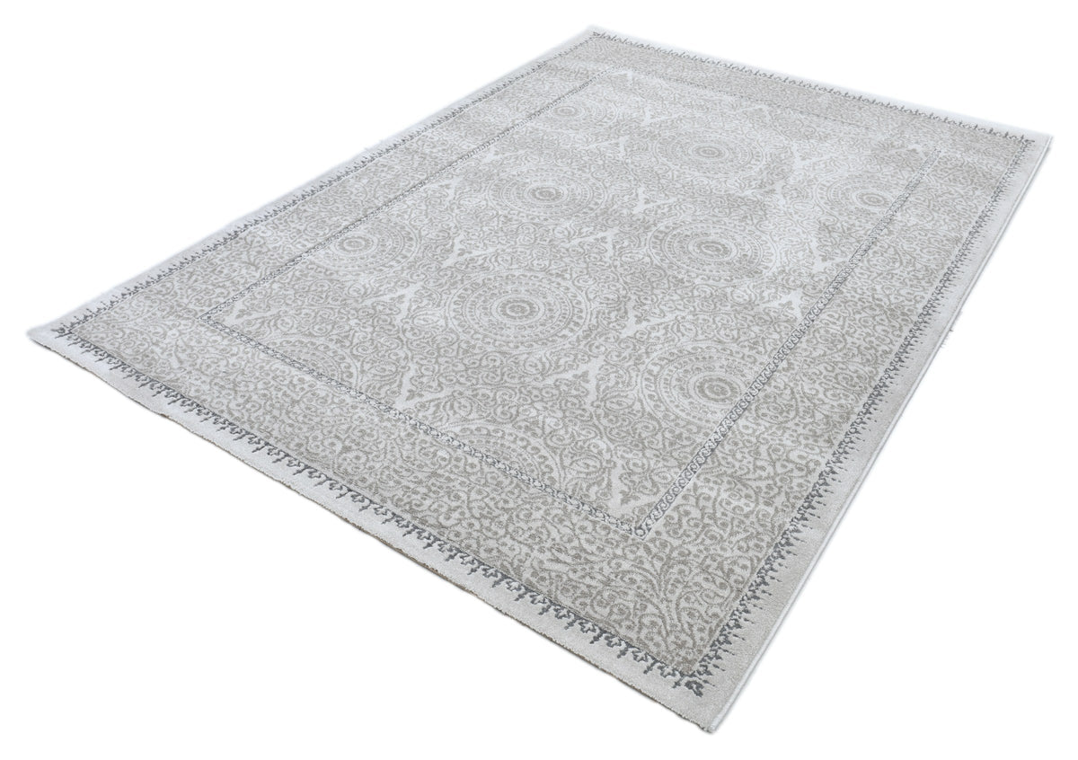 Rhythm 0163B Cream Light Beige modern rug - Australian Rugs