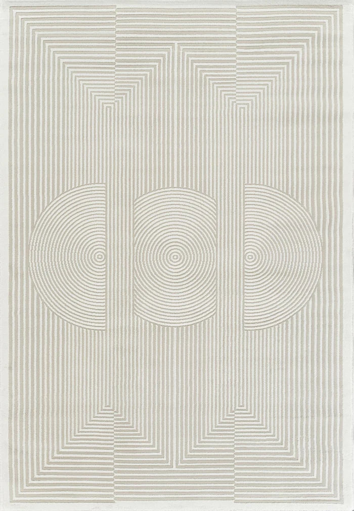 Anemon T050A Modern Area Rug Cream