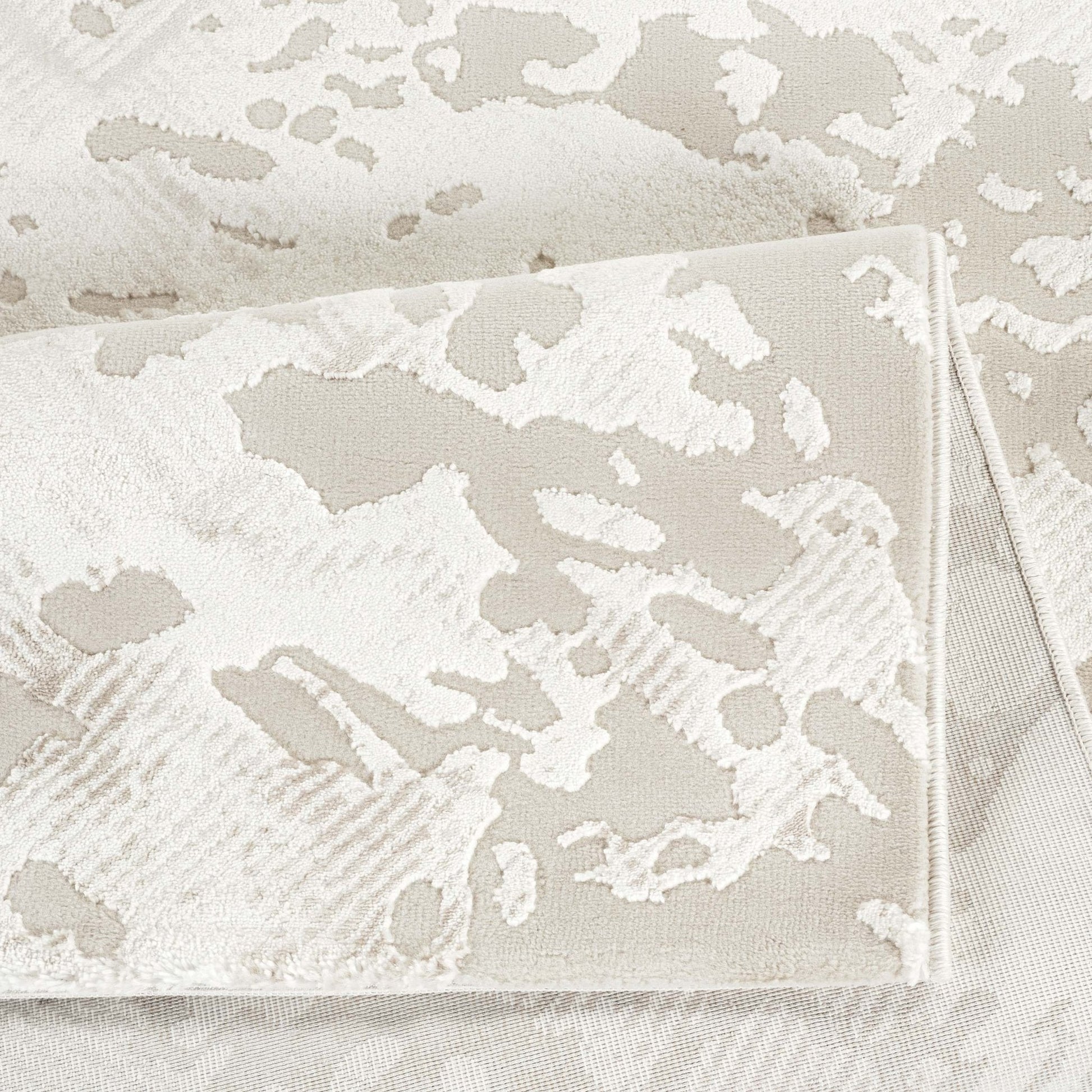 Anemon T058A Modern Area Rug Cream - detail view 2 - Australian Rugs