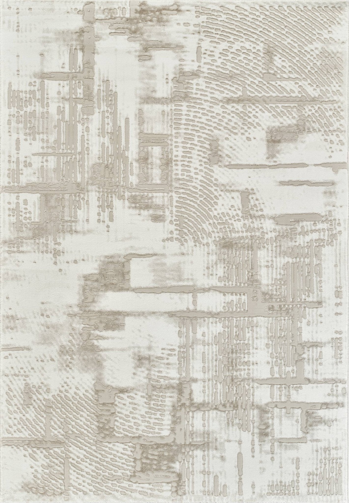 Anemon T072A Modern Area Rug Cream L.Beige - Australian Rugs