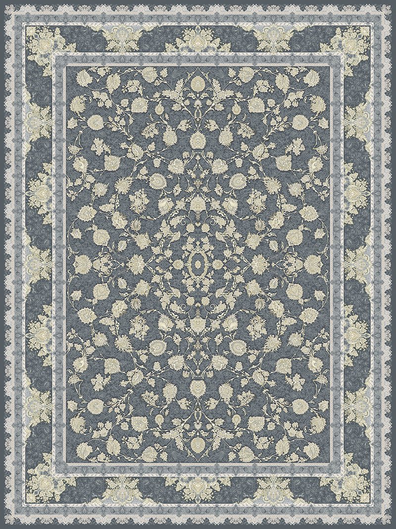 Aysa Traditional Persian Area Rug in Smoke - Australian Rugs