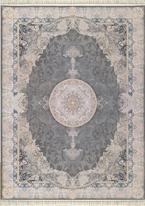 Dariush 1406 Traditional Persian Area Rug in Metalik - Australian Rugs