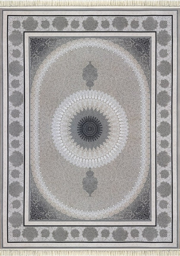 Dariush 1412 Traditional Persian Area Rug in Grey - Australian Rugs
