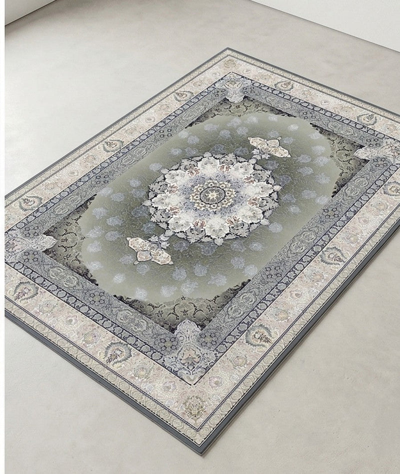 Delroba Traditional Persian Area Rug Smoky