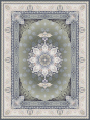 Delroba Traditional Persian Area Rug Smoky