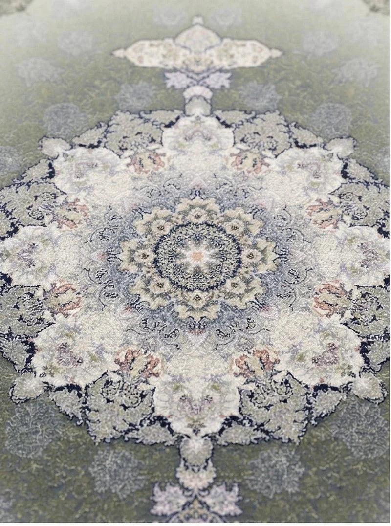 Delroba Traditional Persian Area Rug Smoky