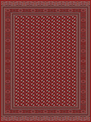 Negin Taban 12056 red traditional Persian rug - full view, Australian Rugs