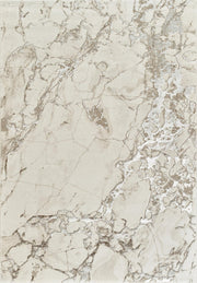 Elmas T502A Modern Area Rug Cream White