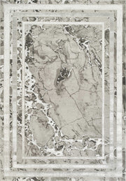 Elmas T502B Modern Area Rug L.Grey White - Australian Rugs