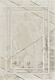 Elmas T510A Modern Area Rug White V. White – Australian Rugs