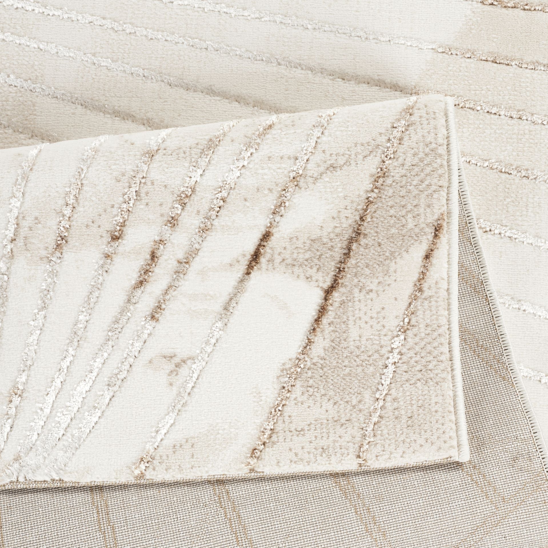 Elmas T511A Modern Area Rug Cream V.Beige - detail view 2 - Australian Rugs