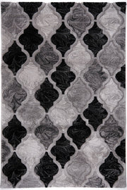 Australian Rugs - Faery 10140 Black Dark Grey Modern Area Rug