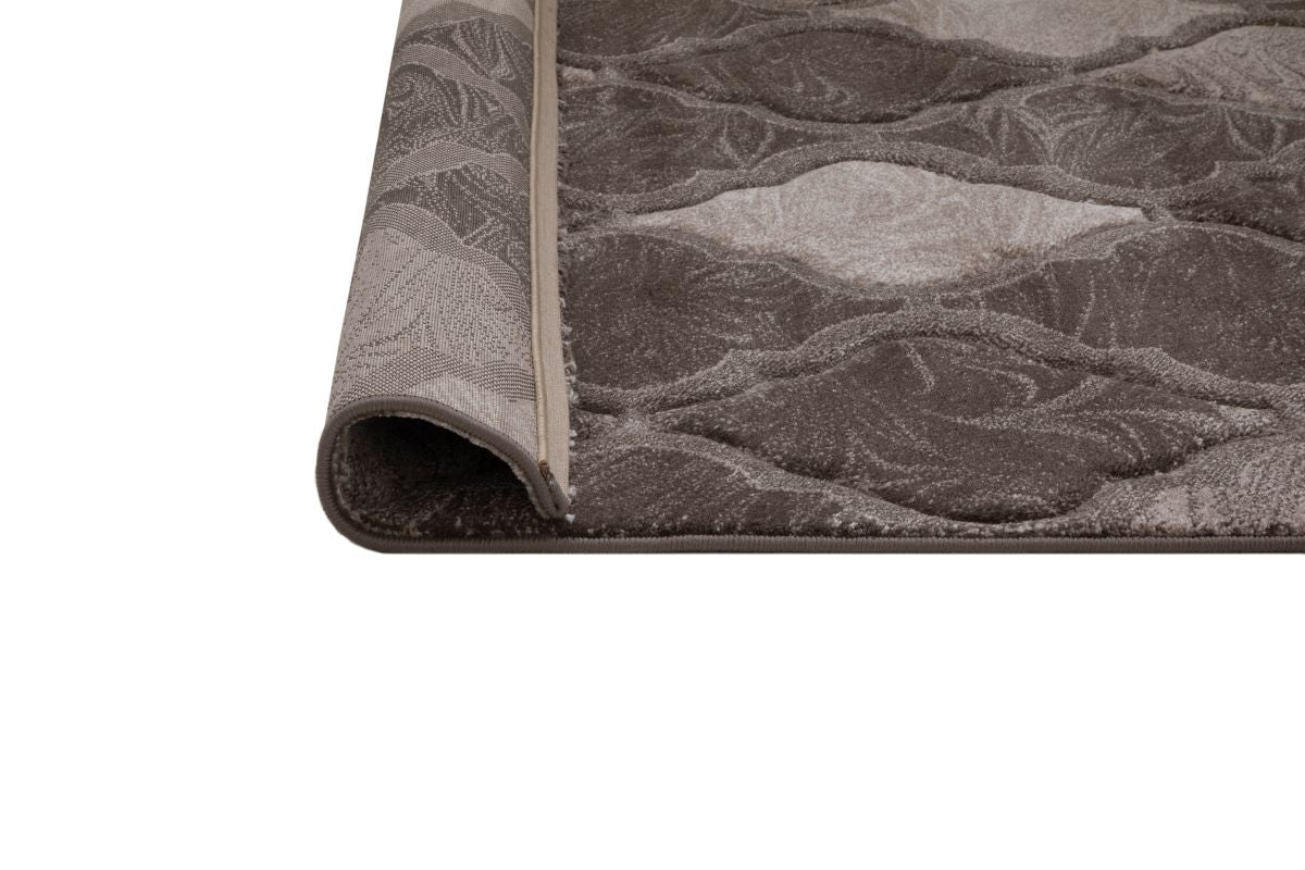 Australian Rugs - Faery 10140 N.Brown Dark Beige Modern Area Rug styled in a room