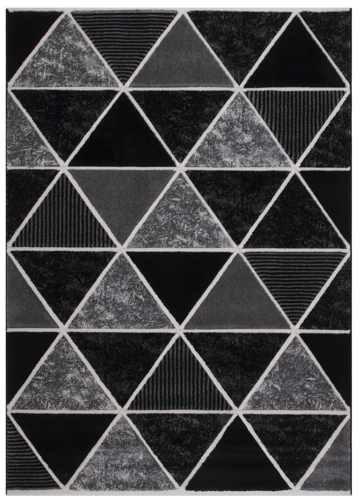 Australian Rugs - Faery E5113 Black Dark Grey Modern Area Rug